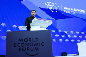 اظهارات خصمانه زلنسکی علیه ایران و حمله به اروپا در داووس