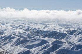 بارش برف در آرامگاه خالد نبی