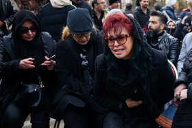 مراسم تشییع پیکر «رضا رویگری»