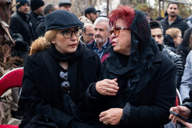 مراسم تشییع پیکر «رضا رویگری»