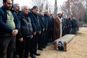 مراسم تشییع پیکر «رضا رویگری»