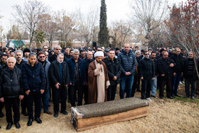 مراسم تشییع پیکر «رضا رویگری»