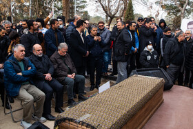 مراسم تشییع پیکر «رضا رویگری»