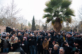 مراسم تشییع پیکر «رضا رویگری»