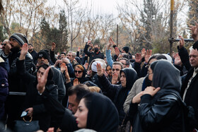 مراسم تشییع پیکر «رضا رویگری»