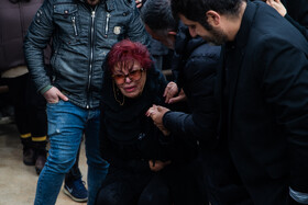 مراسم تشییع پیکر «رضا رویگری»