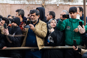 مراسم تشییع پیکر «رضا رویگری»