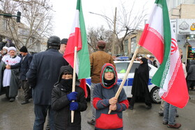 راهپیمایی مردم و روحانیون همدان در حمایت از قرآن و ولایت فقیه