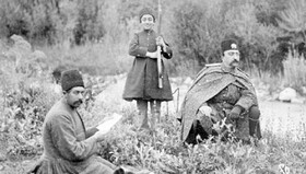 تصاویری از مراسم عروسی «اخترالدوله، دختر ناصرالدین شاه» و «ملیجک»