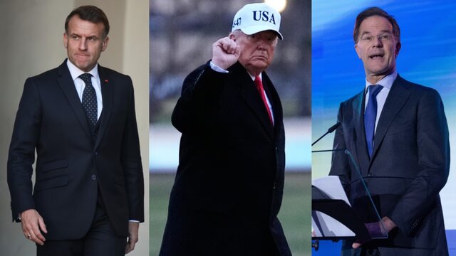 ناامیدی سیاستمداران اروپا از آمریکا در پی انتشار پیامک‌های ماکرون و روته توسط ترامپ