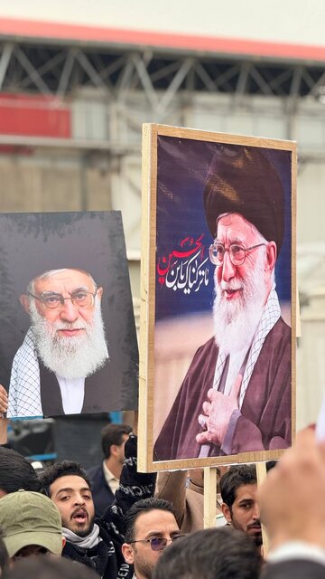 تجمع مردم عراق در حمایت از ایران و رهبر انقلاب