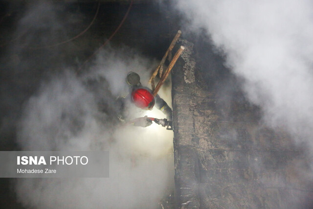 آتش‌سوزی گسترده در فروشگاهی در تایوان+فیلم