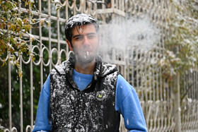 بارش برف در شیراز پس از 12 سال