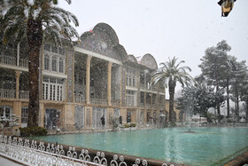 بارش برف در شیراز پس از 12 سال