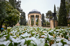 بارش برف در شیراز پس از 12 سال
