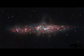 عکس روز ناسا از «کهکشان رشته مروارید»