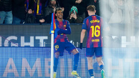 خلاصه بازی بارسلونا مقابل اویدو