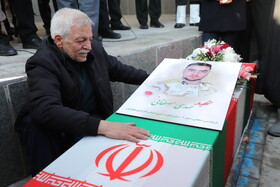 وداع مردم تبریز با شهید مرزبانی «مهدی مصطفایی»