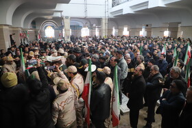 وداع مردم تبریز با شهید مرزبانی مهدی مصطفایی