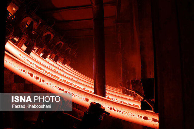 تولید فولاد ایران ۲.۳ درصد رشد کرد