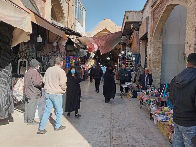 گزارش میدانی خبرنگار ایسنا از وضعیت بازار اراک در هفتم بهمن
