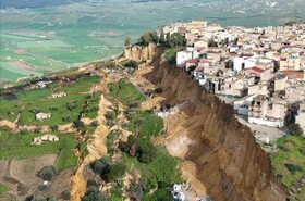 تخلیه بیش از ۱۰۰۰ نفر در پی رانش زمین در «سیسیلِ» ایتالیا+فیلم