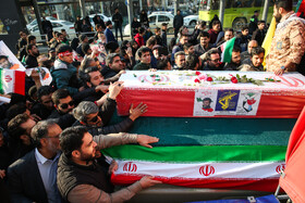 تشییع پیکر شهید مدافع امنیت - مشهد