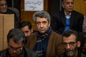 سید مهدی طباطبایی، معاون ارتباطات دفتر رئیس جمهور  در مراسم ختم حاج محمدعلی جوادی یگانه