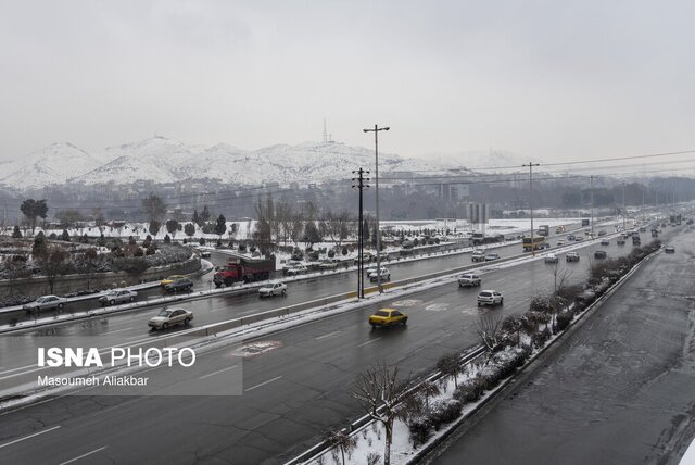 پیش‌بینی بارش برف و باران در البرز