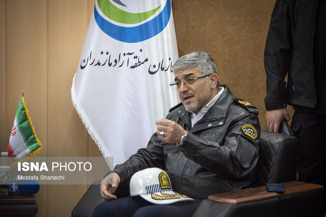 رئیس پلیس راه کشور: خودروهای منطقه آزاد مازندران در کل استان تردد می‌کنند