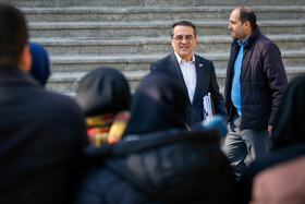 علاءالدین رفیع‌زاده، رئیس سازمان اداری و استخدامی کشور در حاشیه جلسه هیات دولت - ۸ بهمن
