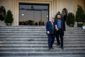 الیاس حضرتی، رئیس شورای اطلاع رسانی دولت در حاشیه جلسه هیات دولت - ۸ بهمن