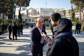 غلامرضا نوری قزلجه، وزیر جهاد کشاورزی در حاشیه جلسه هیات دولت - ۸ بهمن