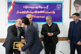 تقدیر از زحمات حسام رسولی رئیس سابق جهاد دانشگاهی واحد استان اردبیل