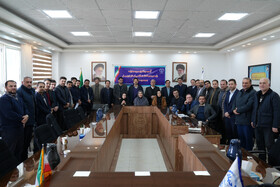 آئین تکریم و معارفه رئیس جهاد دانشگاهی واحد استان اردبیل