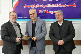 اهدای حکم مهران اوچی‌اردبیلی به عنوان رئیس جهاد دانشگاهی واحد استان اردبیل