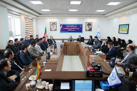 آئین تکریم و معارفه رئیس جهاد دانشگاهی واحد استان اردبیل