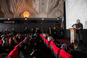 سخنرانی منوچهر شاهسواری دبیر چهل و چهارمین جشنواره فیلم فجر