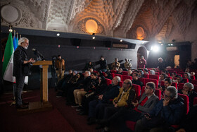 سخنرانی منوچهر شاهسواری دبیر چهل و چهارمین جشنواره فیلم فجر