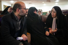 فائزه هاشمی در مراسم بزرگداشت اشرف بروجردی