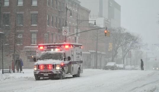 افزایش کشته‌های طوفان زمستانی در آمریکا