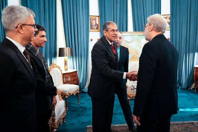 دیدار مقام امنیتی هند با لاریجانی دیدار مقام امنیتی هند با لاریجانی