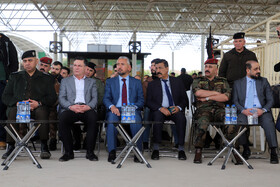 مراسم آغاز به کار اعطای روادید تردد خودروهای سواری از مرز خسروی در سفر وزیر فرهنگ و ارشاد اسلامی به کرمانشاه