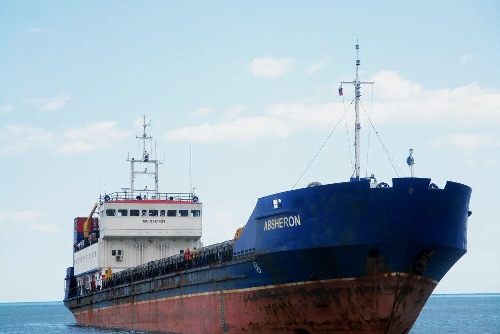 نجات کشتی باری ایرانی در نزدیکی بندر داغستان روسیه