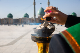 آیین جاروکشی خادمان مسجد مقدس جمکران