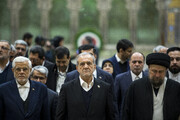 تجدید میثاق رئیس‌جمهوری با آرمان‌های امام راحل