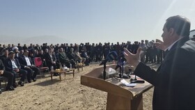 کلنگ‌زنی بیمارستان ۹۶ تختخوابی با حضور استاندار ایلام و معاون وزیر بهداشت ‌