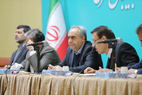 بهرام سرمست، استاندار آذربایجان شرقی در نشست خبری استاندار آذربایجان شرقی