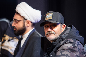 مهران غفوریان در نشست خبری فیلم «غوطهور» به کارگردانی محمد جواد حکمی