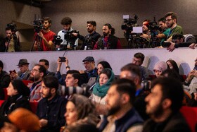 نشست خبری فیلم «غوطهور» به کارگردانی محمد جواد حکمی